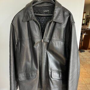 J Crew Men's Black Leather Jacket